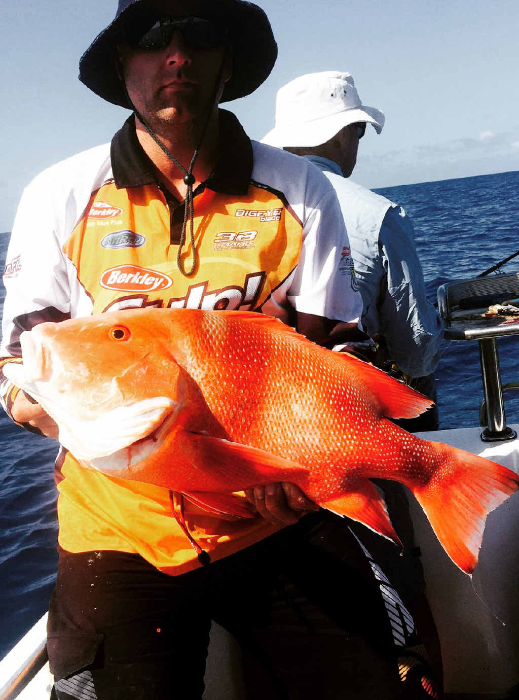 Ross Angel with a nice red caught out from Yeppoon. Ross Angel with a nice red caught out from Yeppoon.